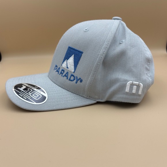 TravisMathew Solid Cap Light Grey Heather Parady Flexfit 110 Hat TM1MY391 - Picture 2 of 7
